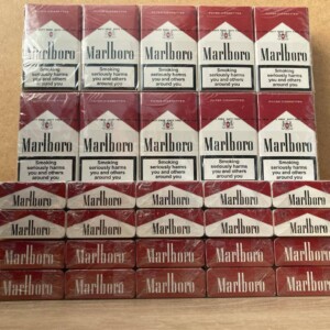 Marlboro KS red (круглая пачка)